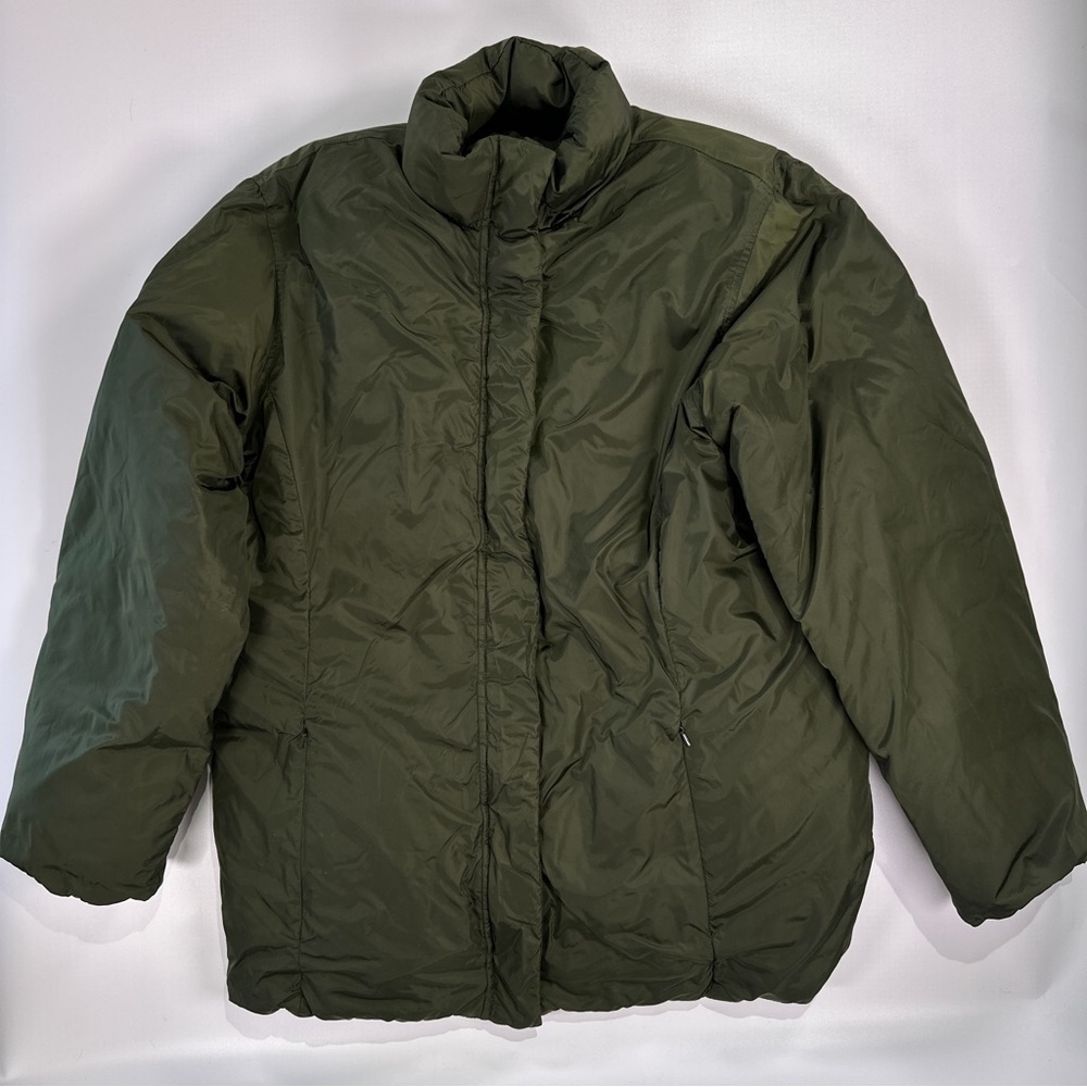 Lands’ End Women’s Plus Size Reversible Down Jacket 1X - Picture 4 of 10